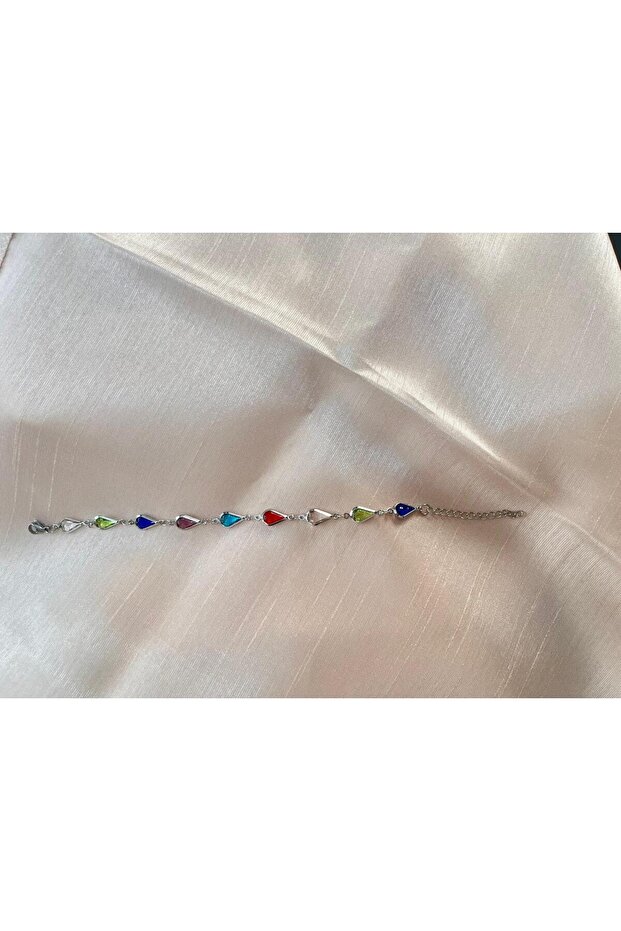 Multicolored Raindrop Bracelet - 4
