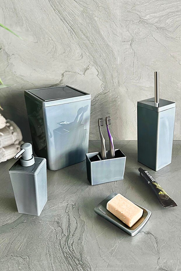 Biga Banyo Seti - Gri - 2