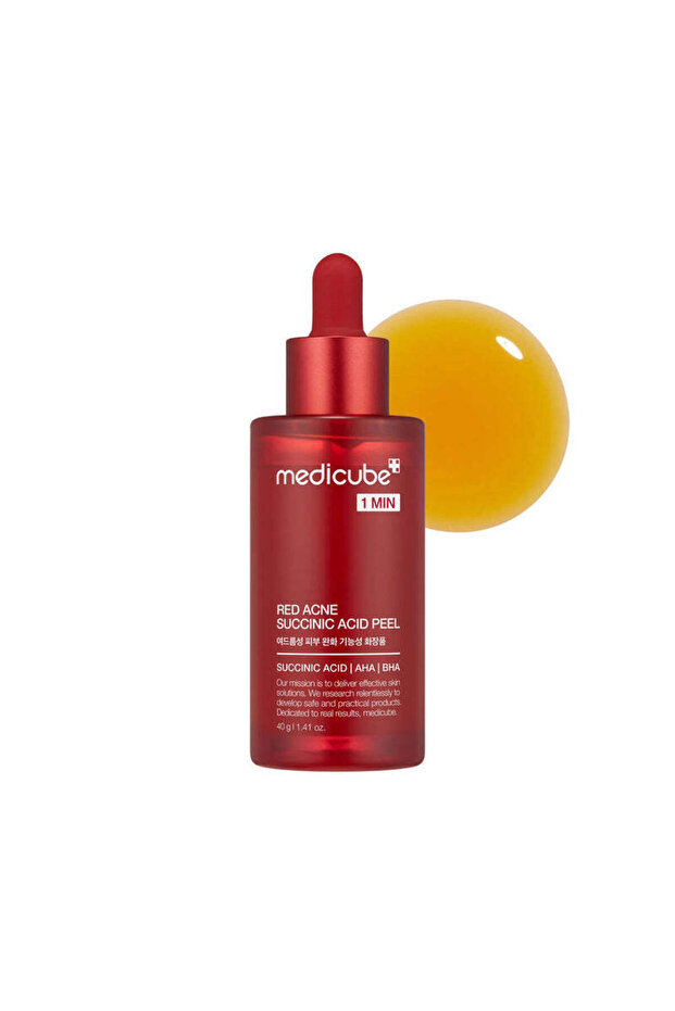 Red Acne Succinic Acid Peel 40g | Exfoliating Acne Care Peel for Clear & Smooth Skin