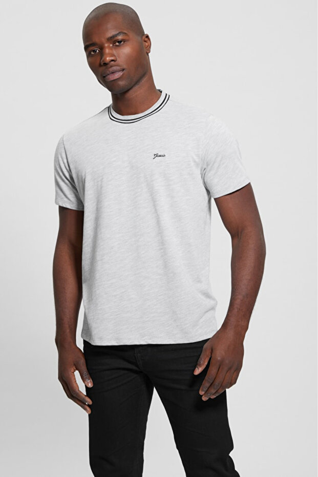 Men's Ventura Ss Side Logo T-Shirt - Gray