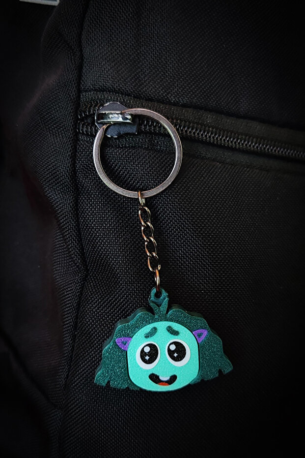 سلسلة مفاتيح الغيرة ذات الوجه المقلوب (داخل الخارج). - 3