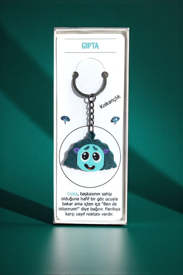 سلسلة مفاتيح الغيرة ذات الوجه المقلوب (داخل الخارج). - 2