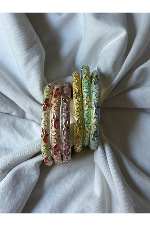 renkli mineli bileklik - 1