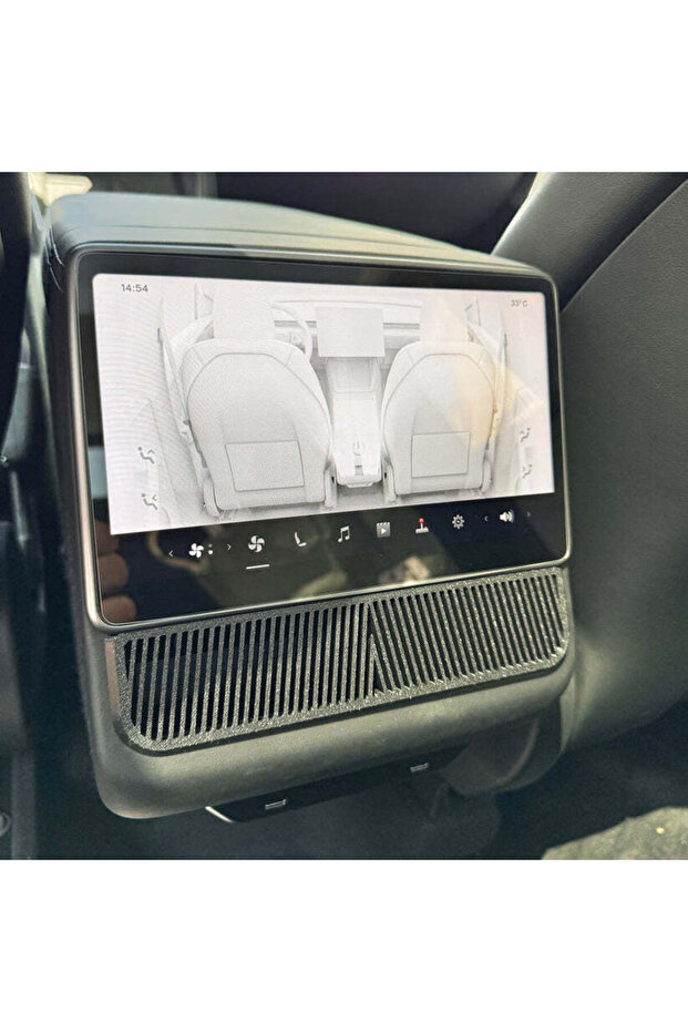 Tesla Model Y Juniper Arka Havalandırma için Koruma Kapağı 1 ADET -ABS- ISIYA DAYANIKLIDIR. - 4