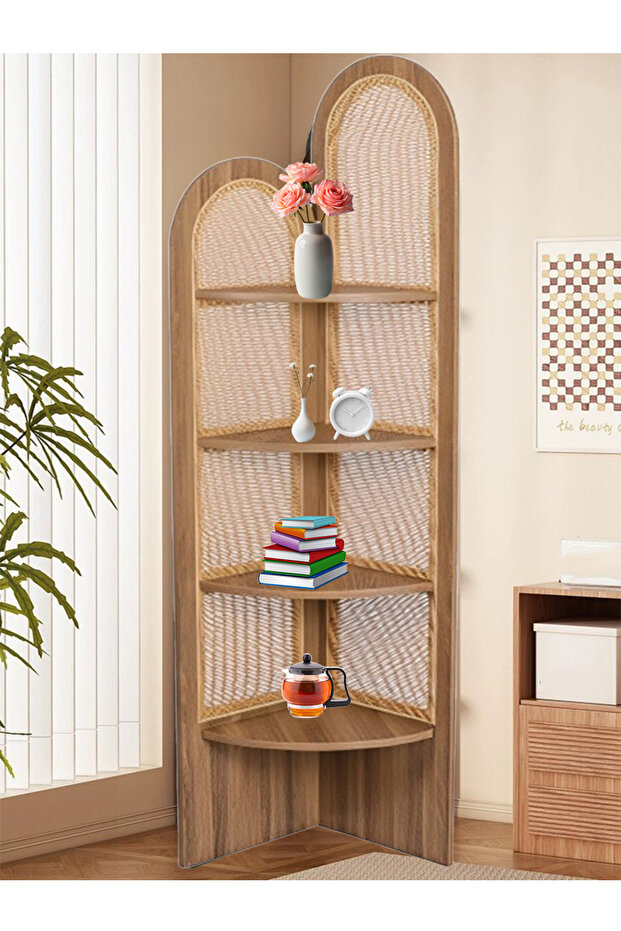 خزانة زاوية بتصميم ريفي - 2