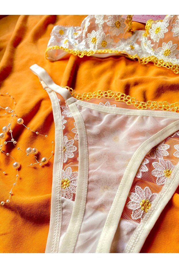 Papatya Model Bra Set - 2