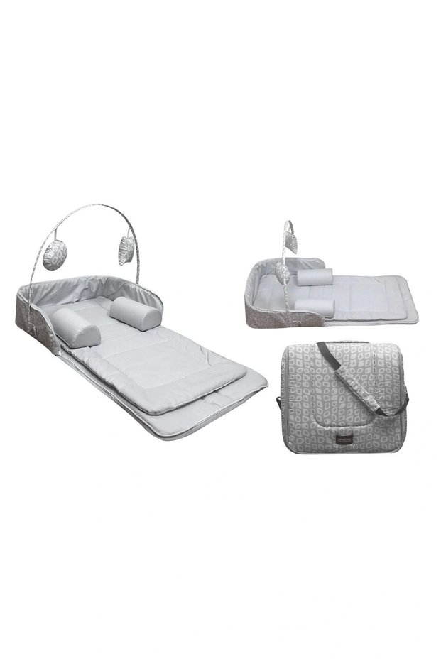 Folding Mommy Bag with Toys and Bottom Opening Babynest
