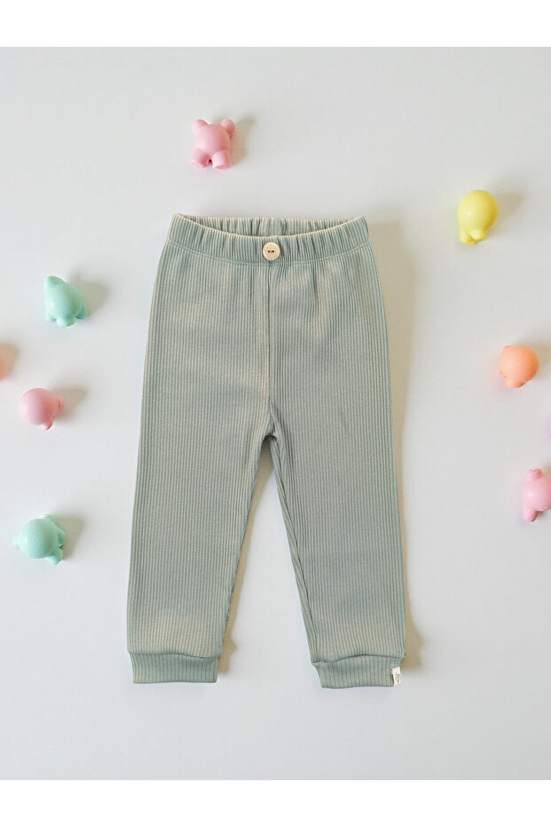 Yumuşacık Bebek Tek Alt Pantolon 0-3 Yaş %100 Pamuk - 1