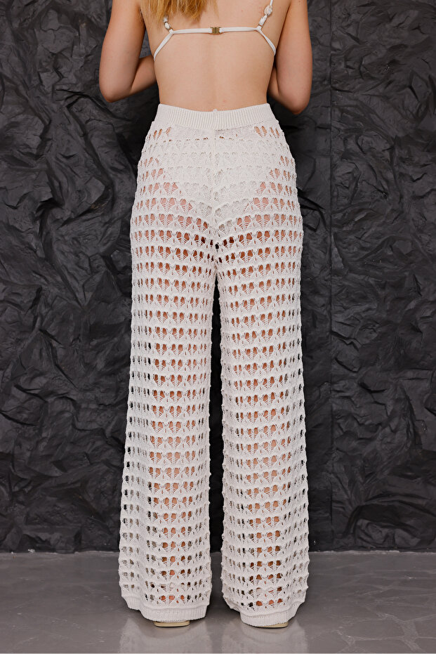 بنطلون شاطئ صيفي مخرم - 5