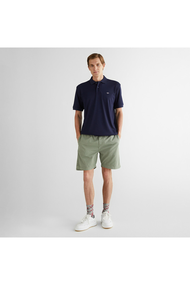 Erkek Yeşil Regular Fit Şort - 1