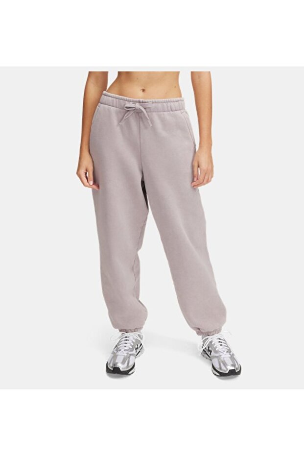 Women's Ua Icon Heavyweight Fleece Oversized Pants 1386488-015