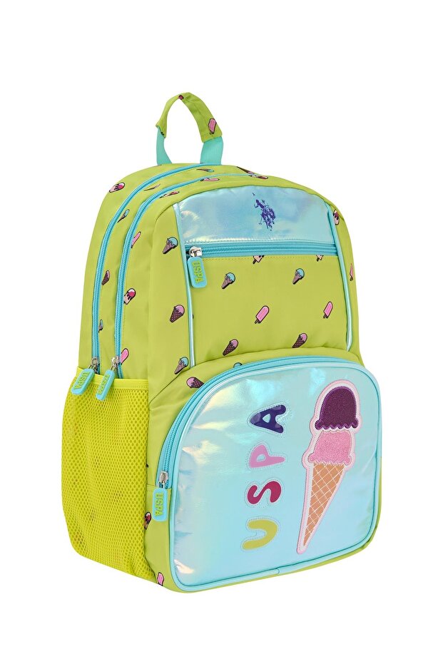 U.S. Polo Assn. Plcan25025 Backpack - School Bag Lime