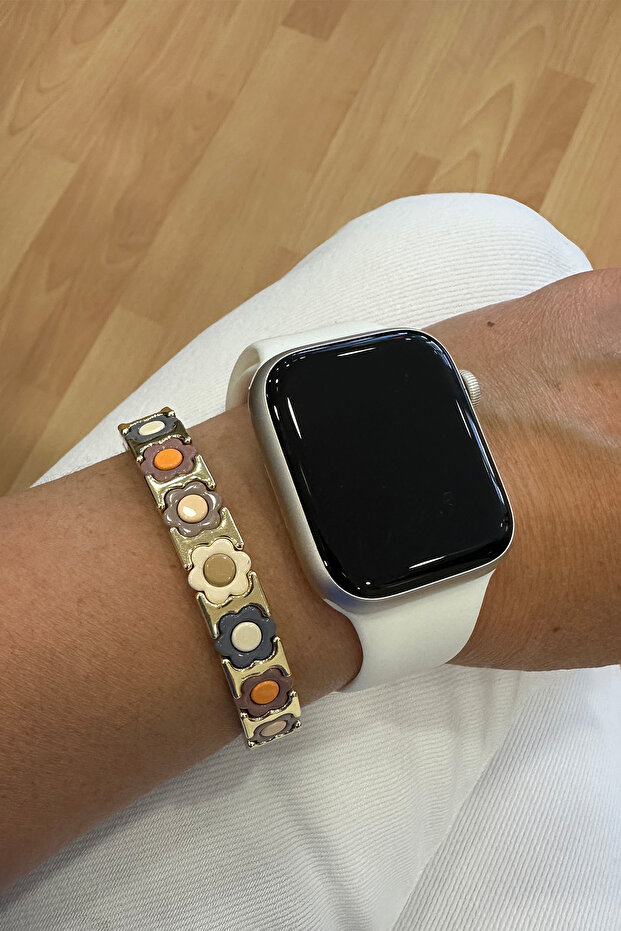 سوار مطاطي من سلسلة خاصة بنمط زهرة - 3