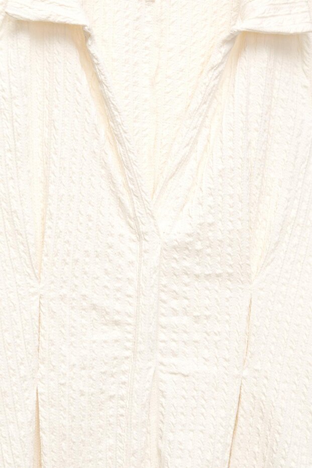 Dokulu pens detaylı üst - 6