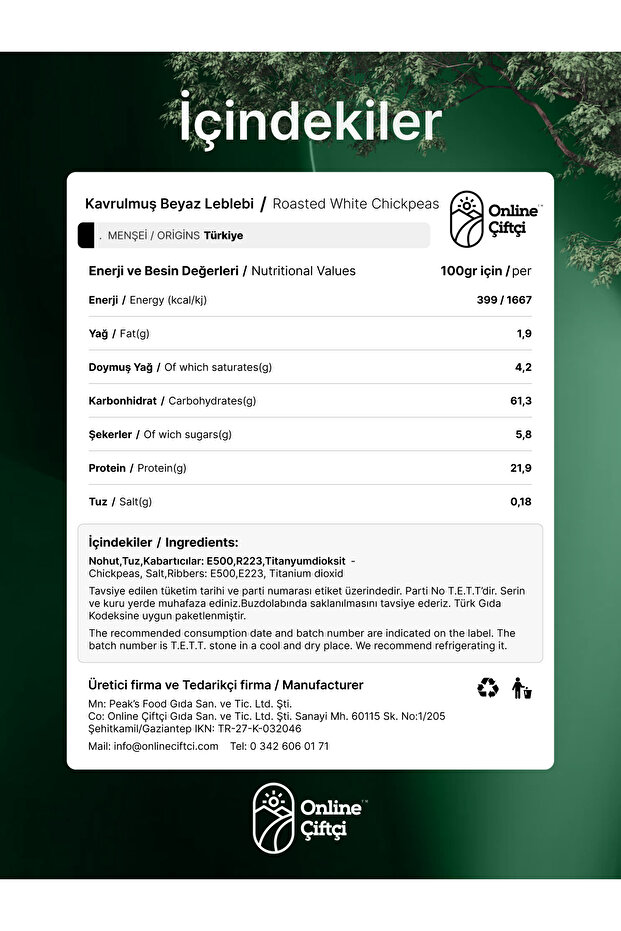 Beyaz Leblebi 100Gr - 4