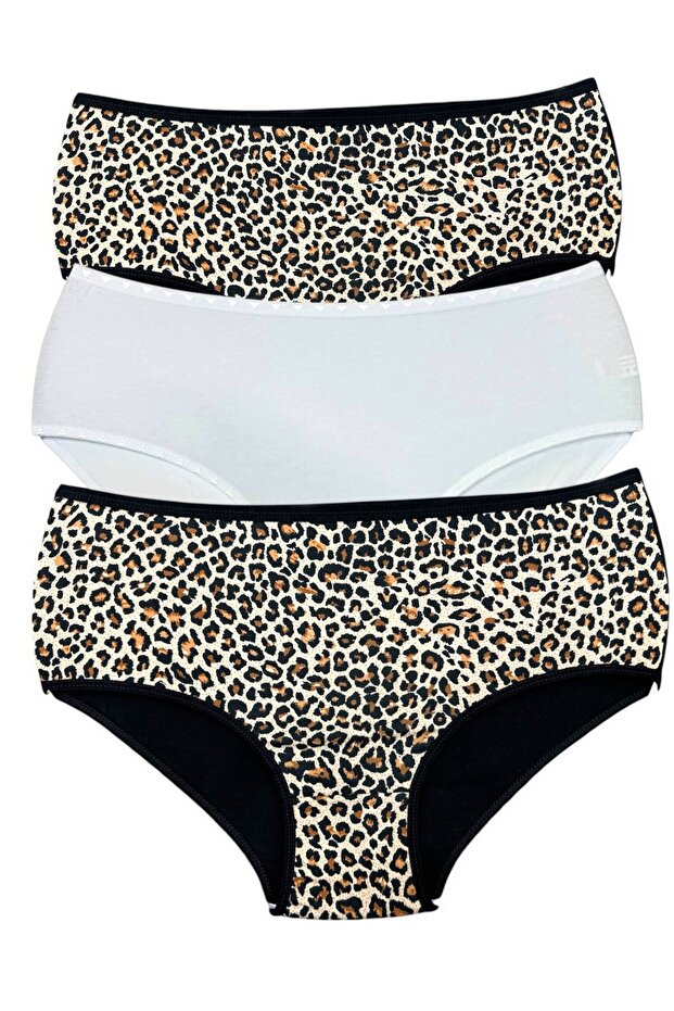Women's 3 Pieces High Waist Panties