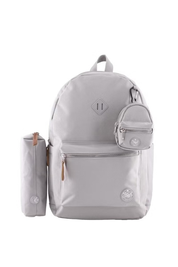 حقيبة ظهر كلاسيكية مع ملحق - تناسب الأجهزة مقاس 15 بوصة، متينة وأنيقة - 2