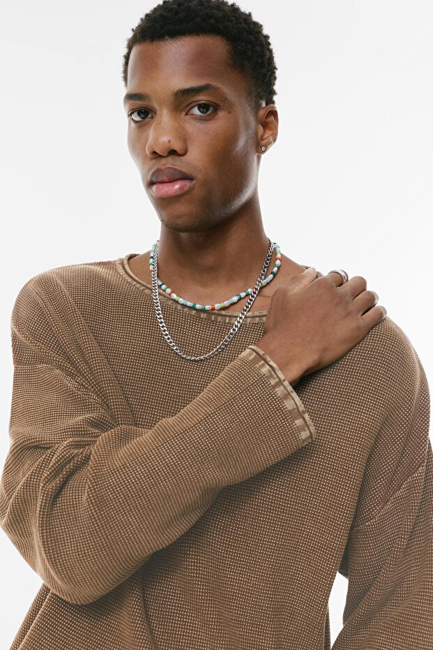 Dikiş Detaylı Kazak - 5