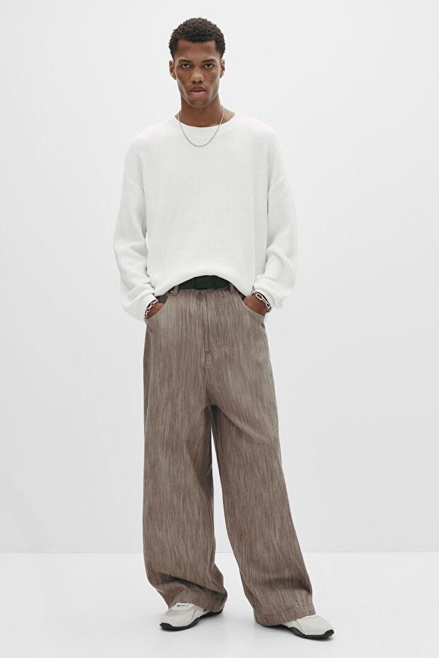 Gofre örgü kazak - 2