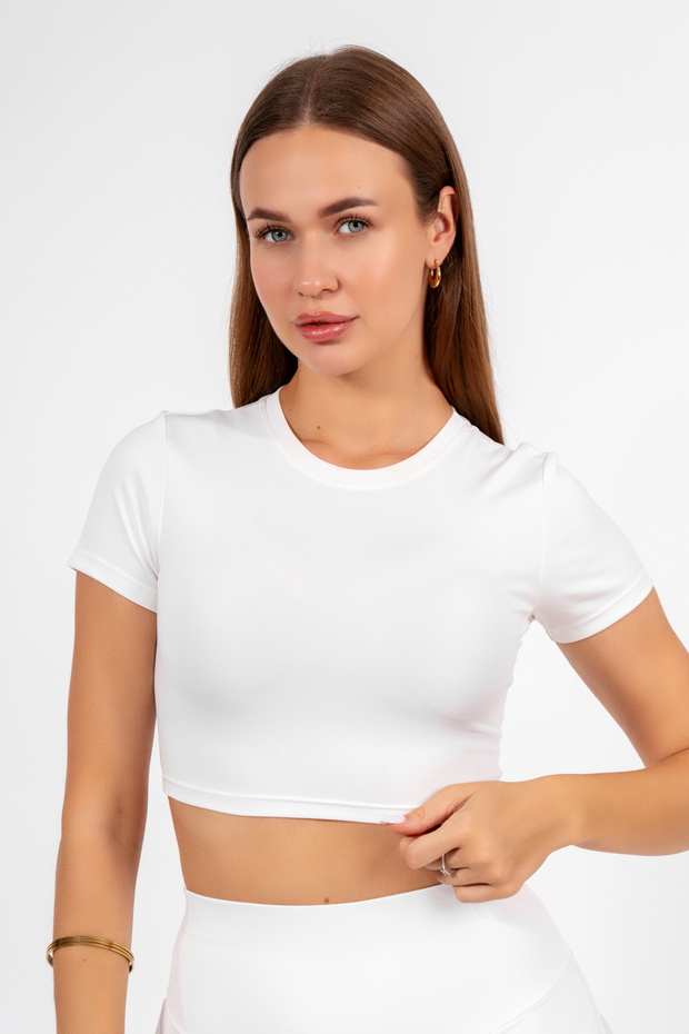 Short Sleeve Crop T-Shirt Body