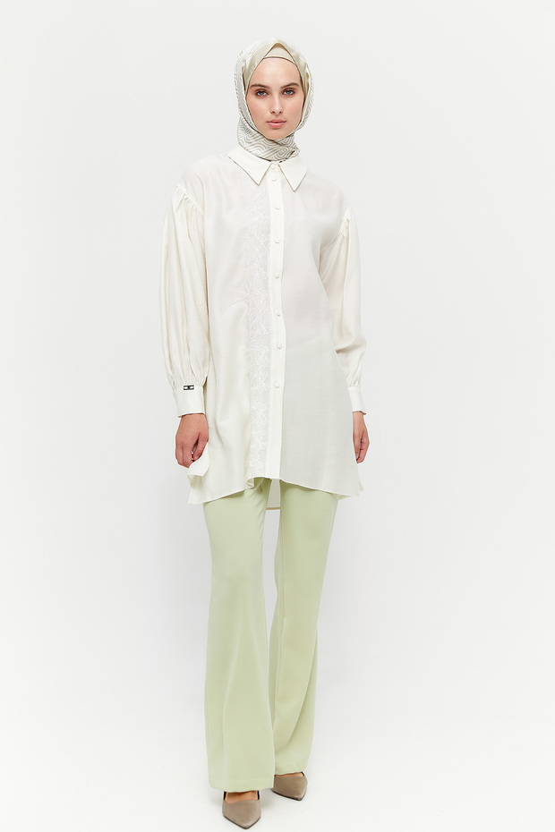 Nakış Desenli Tunik - 1