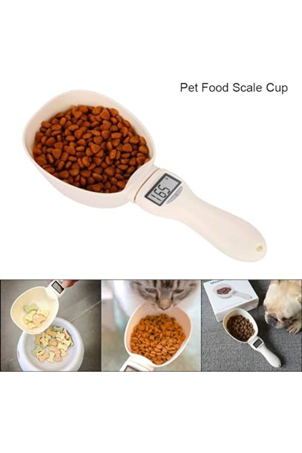 Digital Pet Food Measuring Scale 800 g / 250 ml with Clear Display Compact Precision - 3