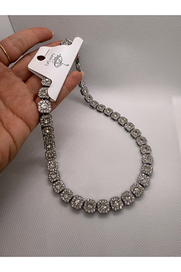 Baget zirkon kolye - 3