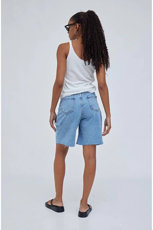 Shorts Side Tear - 5