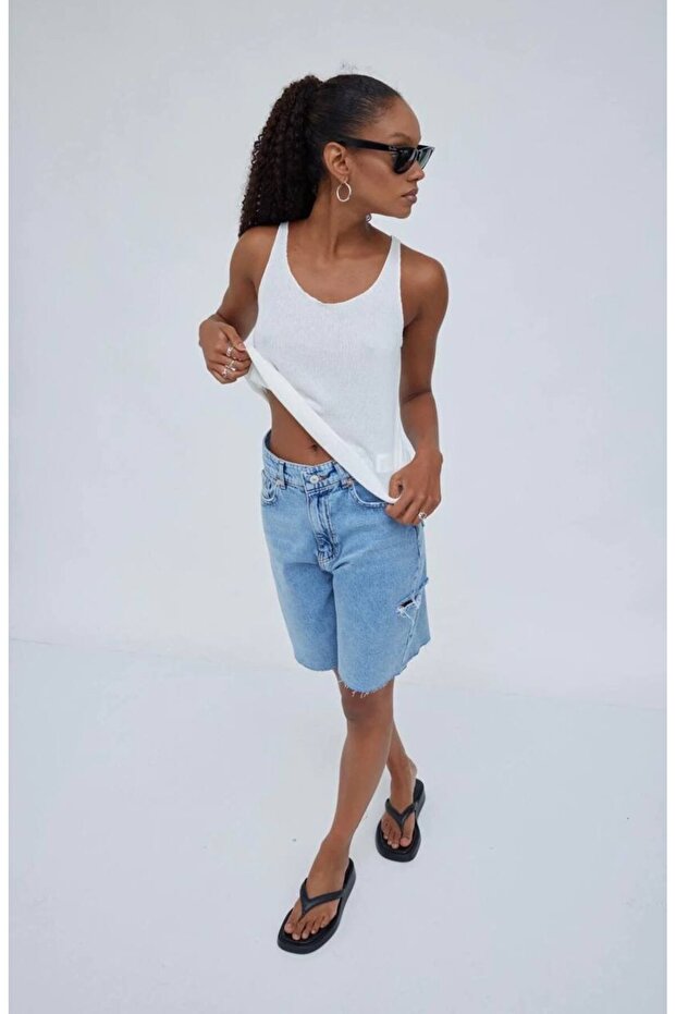 Shorts Side Tear - 1