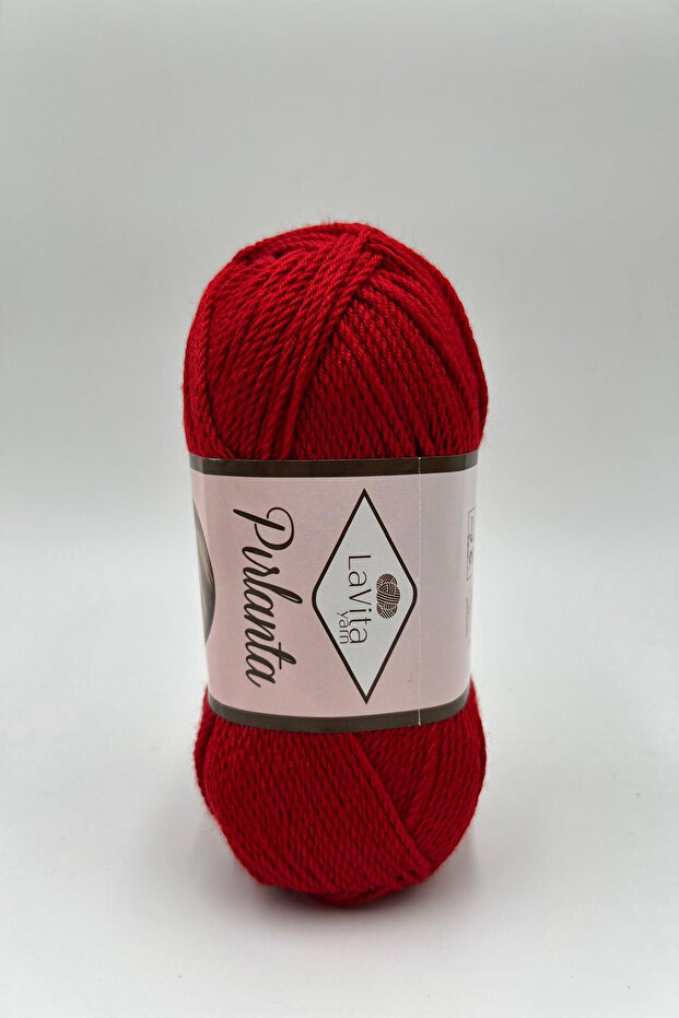 Diamond Hand Knitting Yarn 100% Acrylic 100Gr (0136 Red)