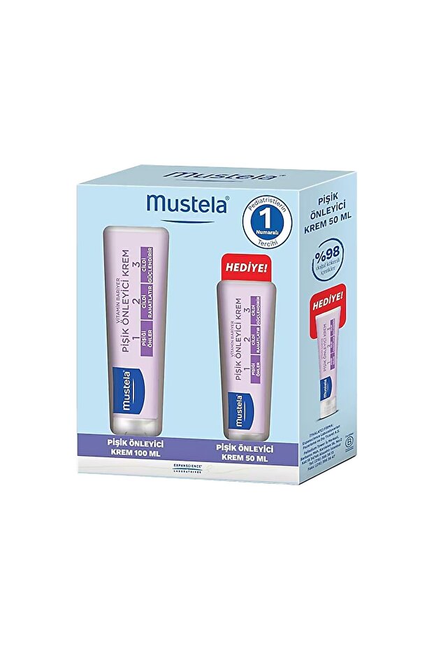 Diaper Rash Preventive Vitamin Barrier 1-2-3 Diaper Rash Preventive Cream 100 Gr + 50 Gr Gift