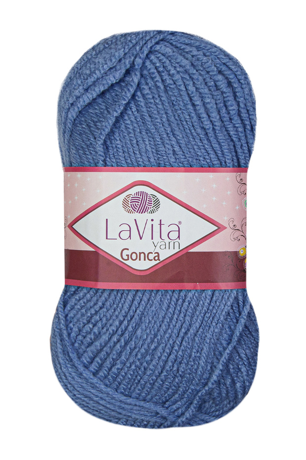 Gonca Hand Knitting Yarn 100% Acrylic 100Gr (5105 Lilac Blue)