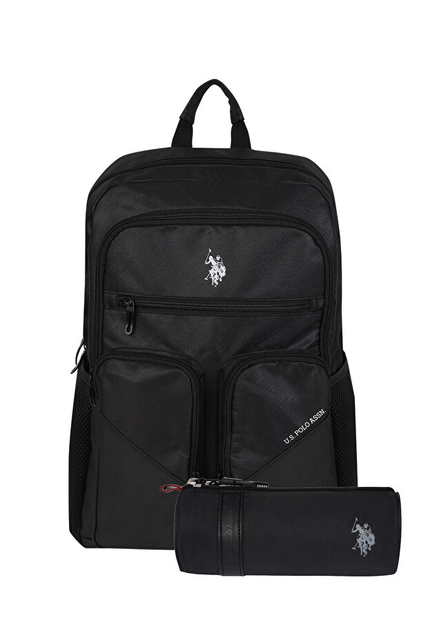 Us Polo Assn 24109'2 School Backpack with Pen Holder Student Daily Black