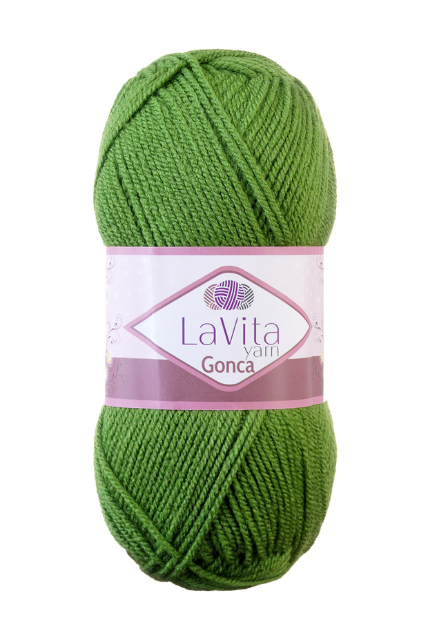 Gonca Hand Knitting Yarn 100% Acrylic 100Gr (8124 Light Green)