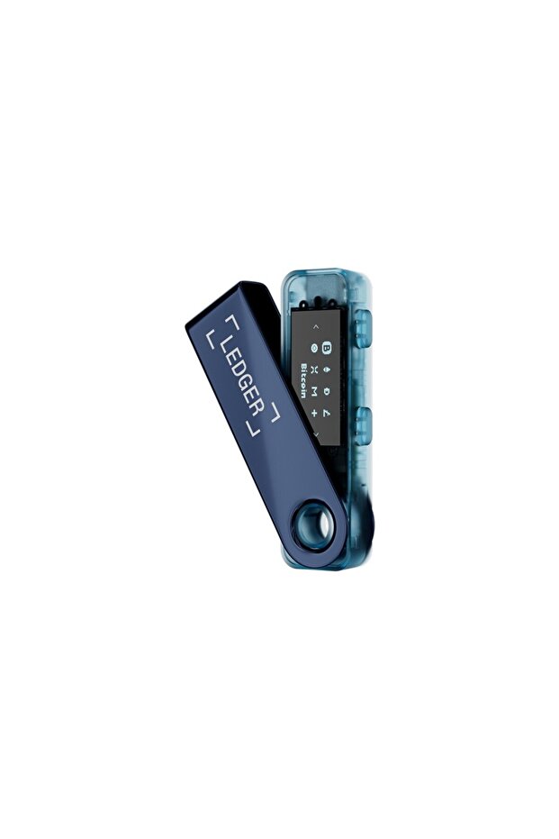Nano S Plus Neptün Mavisi Kripto Donanım Cüzdanı - Soğuk Cüzdan