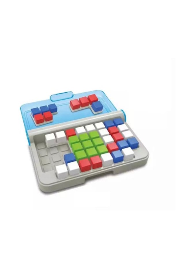 Educational Game for Developing Intelligence, Tetris Bind and Push, Multicolor
