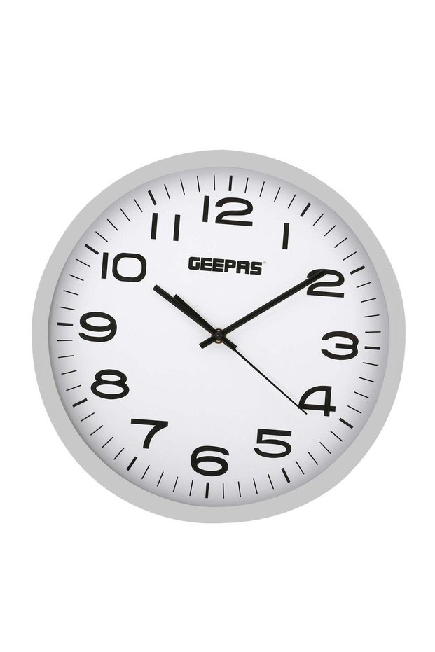 Wall Clock Round Decorative color Frame Clock for Living Room, Bedroom, Kitchen | Large Dial, Light