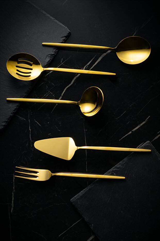 Pure 5 Parça Servis Seti Gold - 3