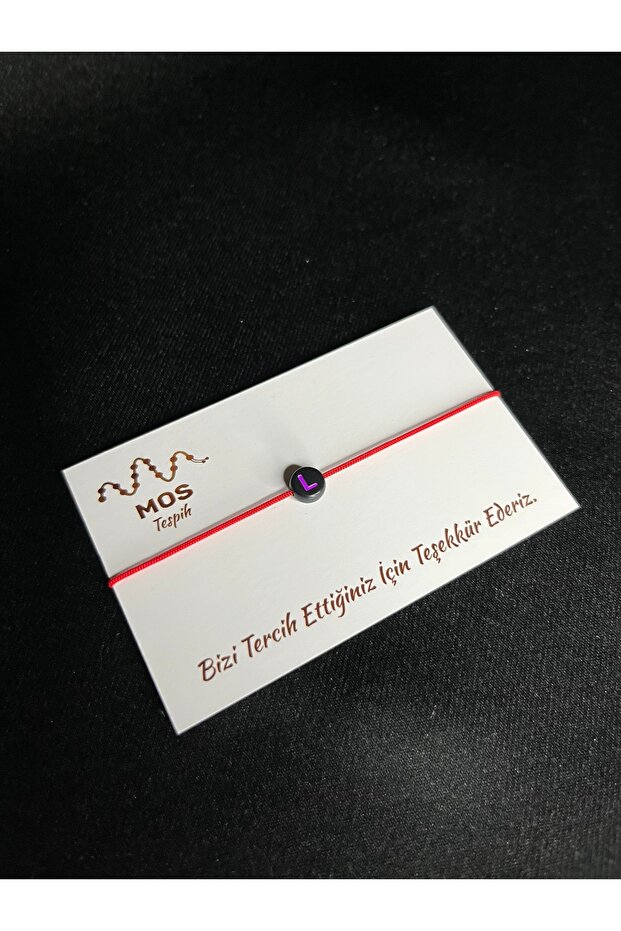 سوار الحظ بحبل قابل للتعديل على شكل حرف L - 1