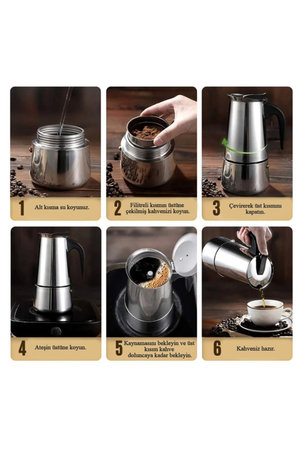 Espresso Maker (Moka Pot) 9 Cups - 2