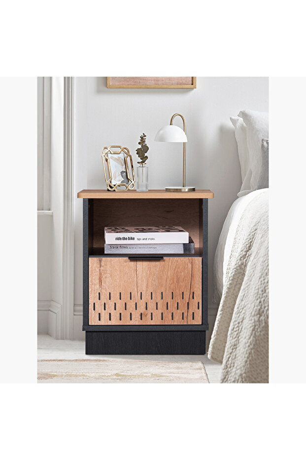 طاولة جانبية من جوردان ذات درج واحد - 1