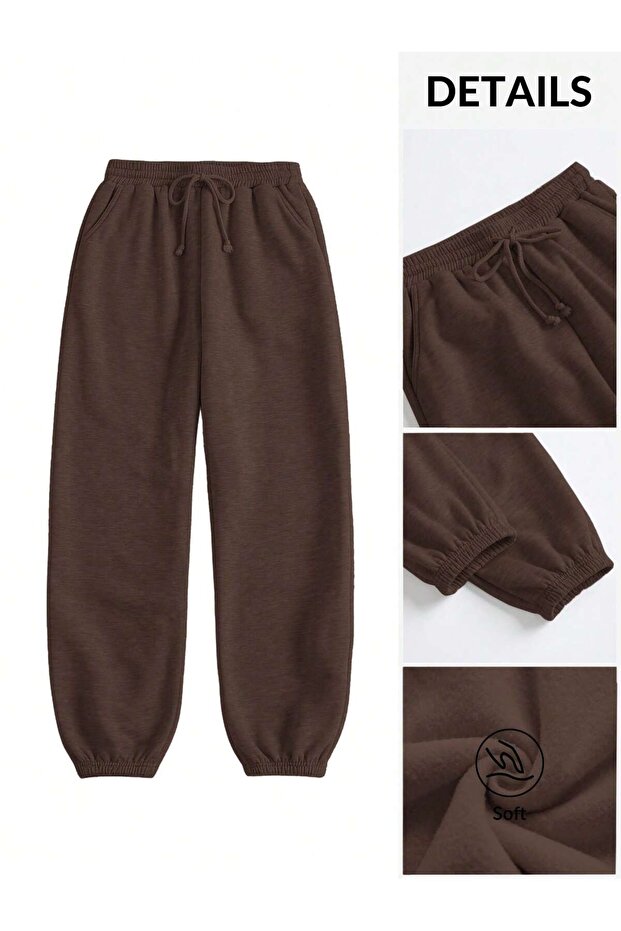 Women's Rubber Leg Sweatpants - Jogger Sweatpants