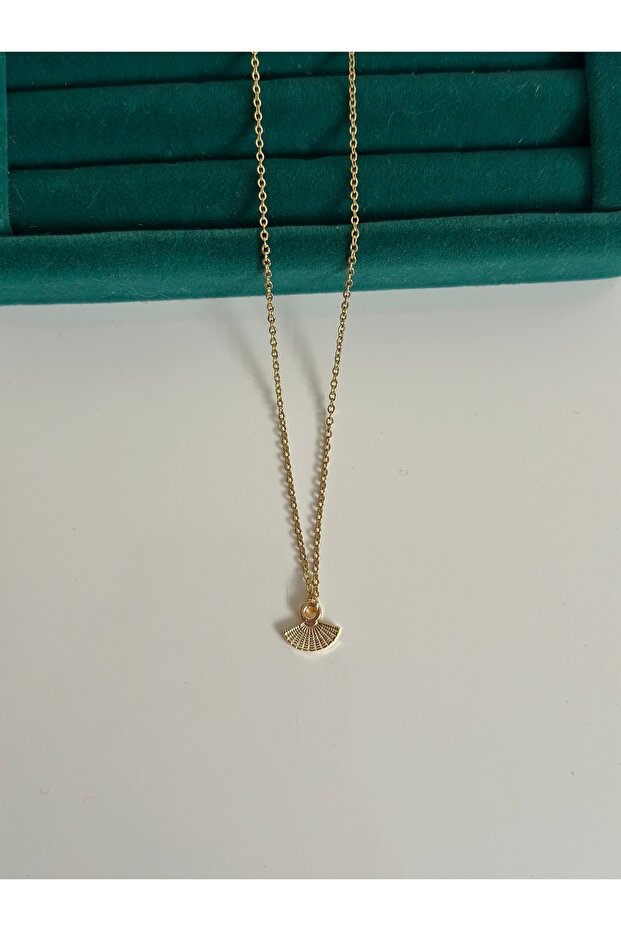 Mini Yelpaze Çelik Kolye - 2