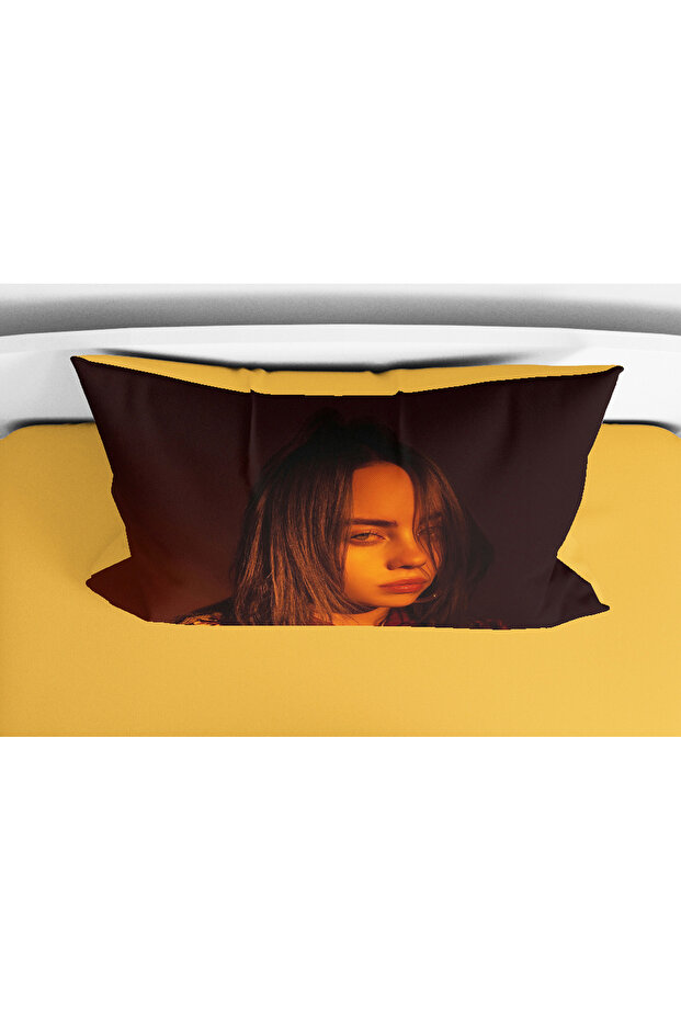 Billie Eilish 3D Digital Printed Single Bedding Set Without Sheets Young Singer Duvet Cover Set - 3