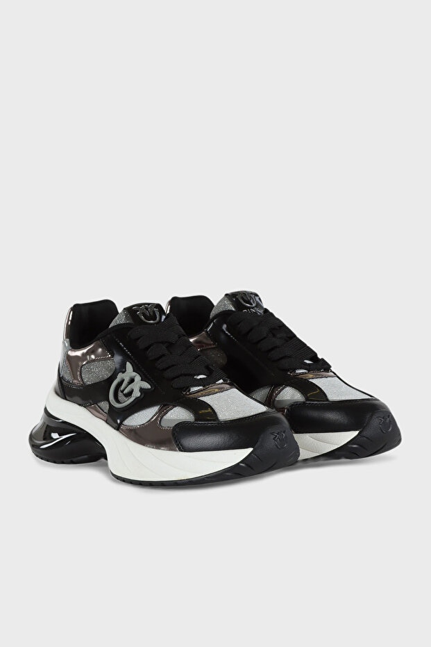 Logolu Hakiki Deri Sim Detaylı Kalın Taban Sneaker Ayakkabı AYAKKABI SS0067 E032 Z99 - 2