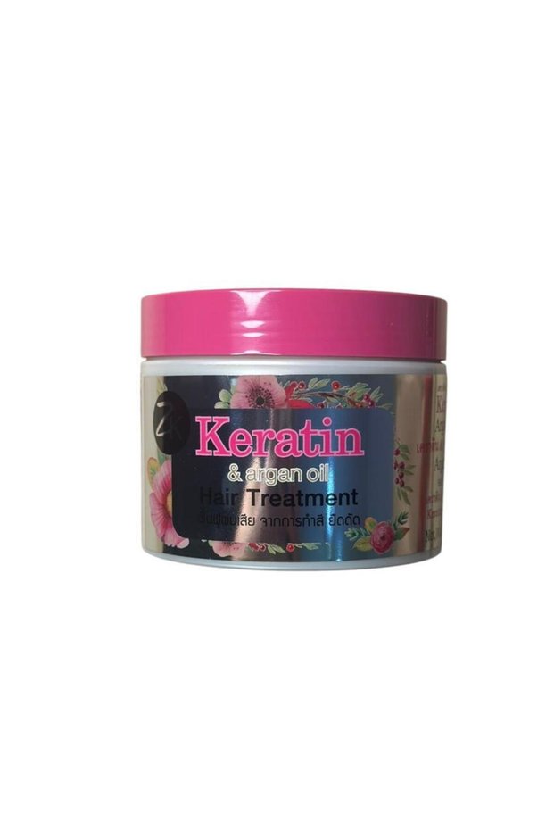 Keratin and argan oil hair treatment