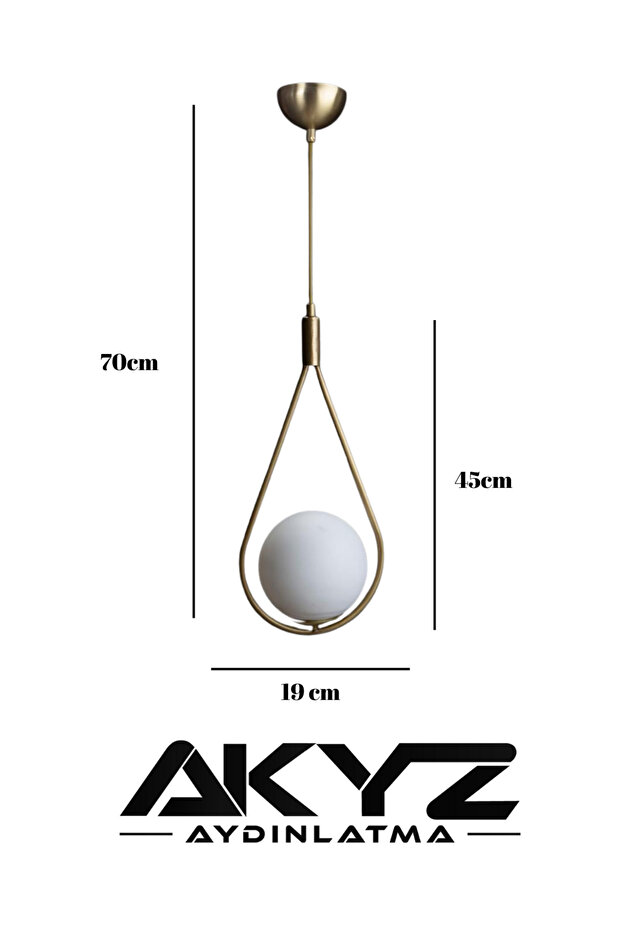 DAMLA TEKLİ ESKİTME SARKIT AVİZE - 3