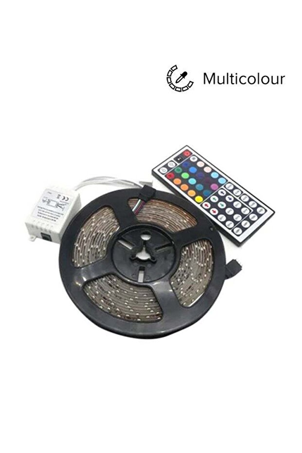 Ehome Flexible RGB LED Strip Light with Multi-color Remote Control 10m - 1