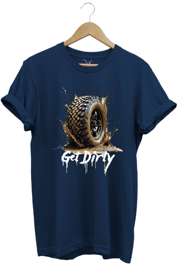 4X4 Off Road Mud Truck Printed Mountain Vehicle Wheel Printed 100% Cotton Regular Fit Unisex T-Shirt