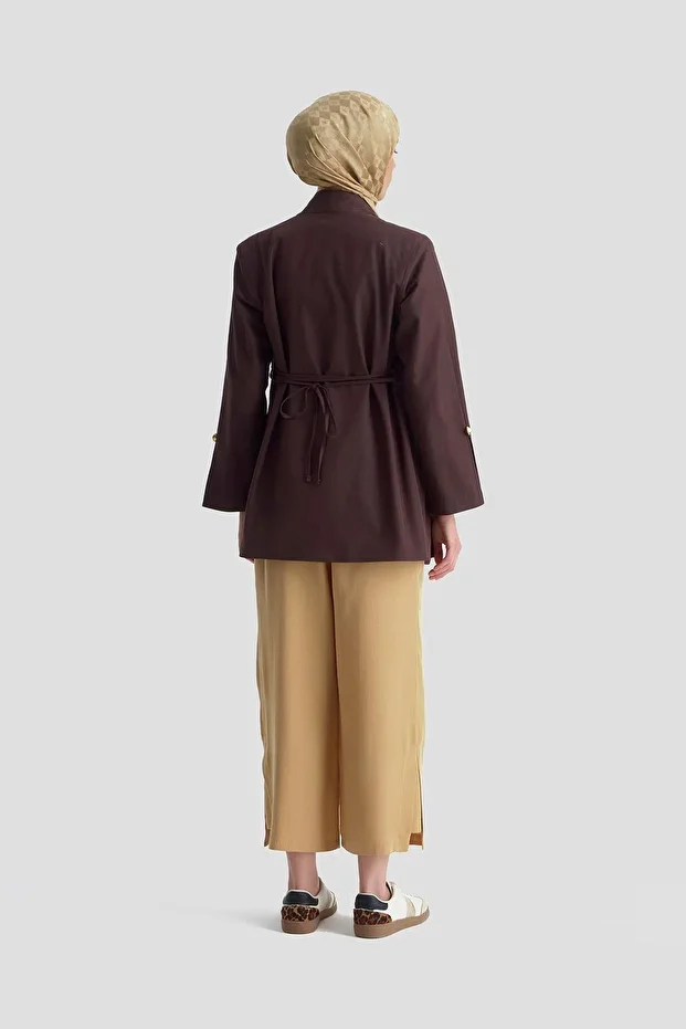 Palazzo Pantolon 25KD4002 Camel - 3